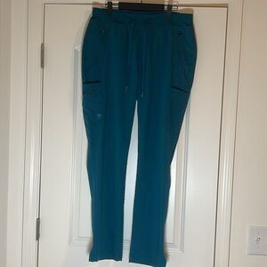 Purple Label Yoga Scrub Pants by healing hands w/Side Pockets Size M